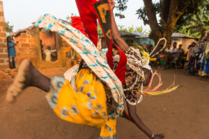 Danse Vodou à Ouidah au Bénin